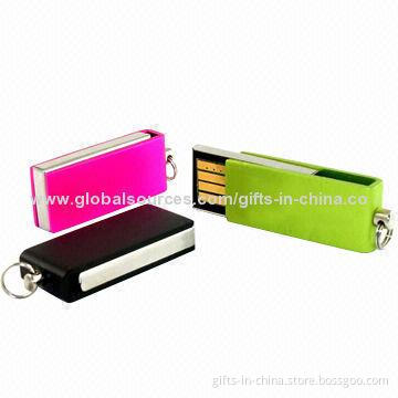 Mini Metal Swivel 32GB USB Flash Drives, Customized Imprinted Logos and PayPal Payment are Welcome